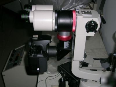 Export slit lamp image to digital camera and computer