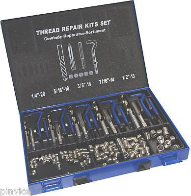 Master thread repair kit unc 1/4 - 1/2 suit helicoil