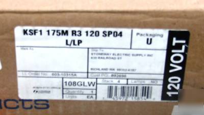 New lithonia KSF1 250M R3 tb SP04 outdoor fixture, 