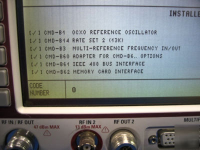 Rohde & schwarz ** tektronics CMD80 ** fully loaded 