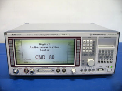 Rohde & schwarz ** tektronics CMD80 ** fully loaded 