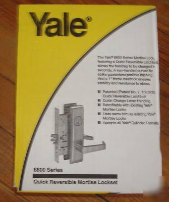 Yale 8801FL mortise passage lock 