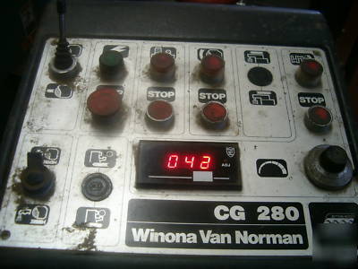Winona van norman CG280 crankshaft grinder 