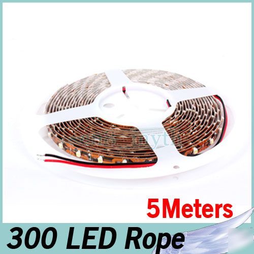 5M reel of 300 leds smd flexible led strip bright white