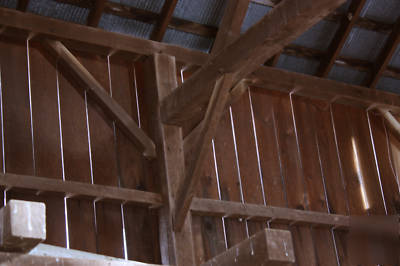 Reclaimed timberframe barn, rustic home conversion