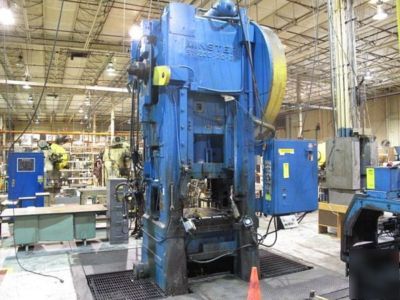 200 ton minster straight side single crank press