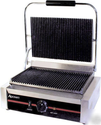 New commercial panini press sandwich adcraft sg-811E 