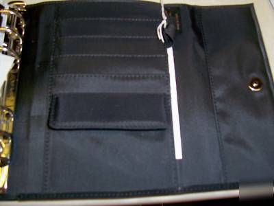 New day planner day runner organizer black