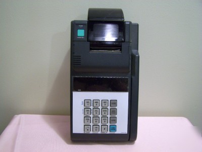 Tranz 460 credit card transaction machine pos euc 