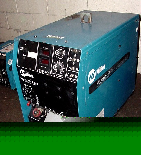 450 amp miller maxtron 450 arc welder, dual voltage & d