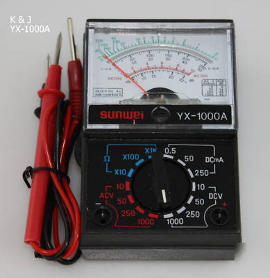 Analog meter portable multimeter multitester yx-1000A