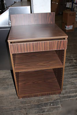 New - waitress station royal roy 727 wa walnut finish