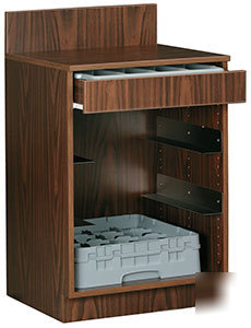 New - waitress station royal roy 727 wa walnut finish