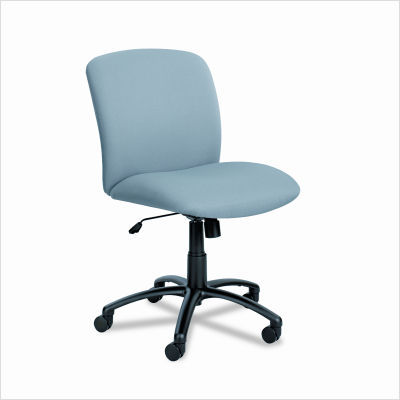 Safco products chair, mid-back, big and tall, gray