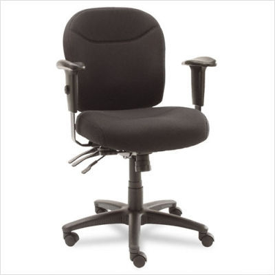 Alera wrigley 24/7 high mid-back task chair black