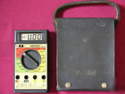 Amprobe digital volt-ohm multimeter model am-12