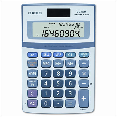 Casio enterprises ms-300M tax and currency calculator