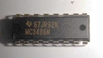 Ic chips: 1PC MC3486N mono quad line receiver w.3-state