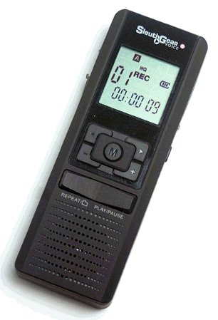 Kjb D4002 sleuthvoice digital recorder 1GB memory 