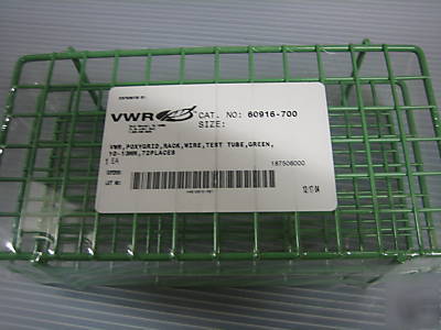 New vwr wire rack, epoxy-coated for test tube 60916-700 