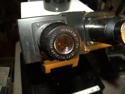 Olympus ck tokyo inverted microscope, 2 objectives, ex.