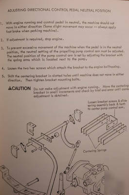 Tennant instruction maintenance manual book model 265