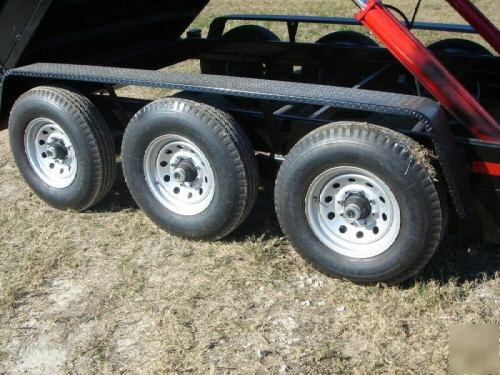 2010 texas pride 7X20 gooseneck dump trailer 21K gvwr 