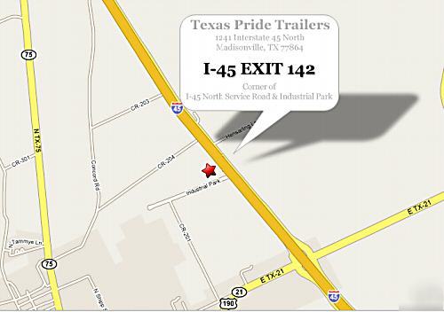 2010 texas pride 7X20 gooseneck dump trailer 21K gvwr 