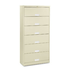 Hon 600 series 6SHELF file with receding doors