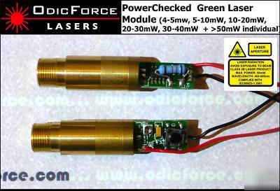Power checked 90MW green dpss laser module 3V 