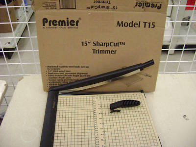 Premier T15 sharpcut 15-sheet paper trimmer 