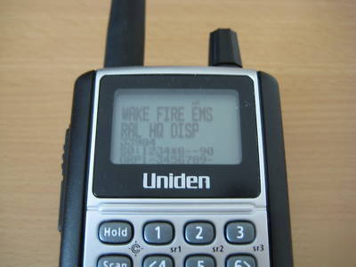 Uniden 396 xt scanner - almost unused trunking, police