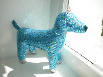 Unique crystal dog mannequin 