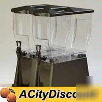 Carlisle non-refrigerated 6 gal dual beverage dispenser