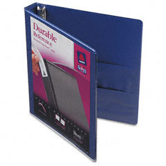 Durable view binder, 1 capacity, letter size, blue ave