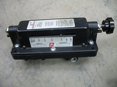 Fairchild model 21 pneumatic control ration relay air