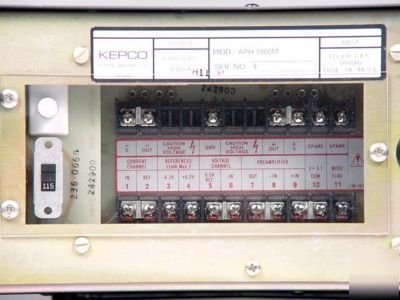 Kepco 0-1KV regulated high voltage dc lab power supply