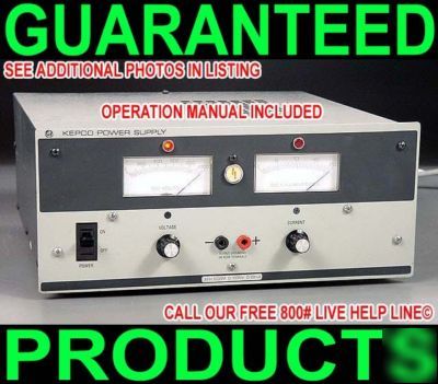 Kepco 0-1KV regulated high voltage dc lab power supply