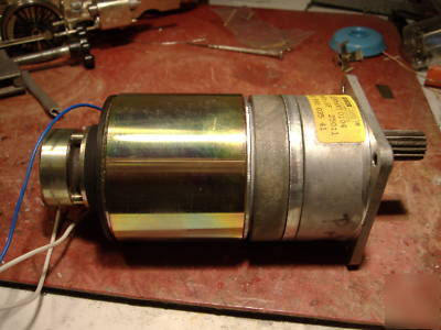 Permotec 24V dc servo motor /gearbox + 24 v brake 