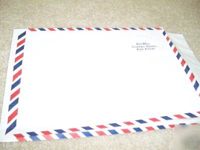 10 x 13 x 1-1/2 tyvek air mail envelopes dupont 100CT