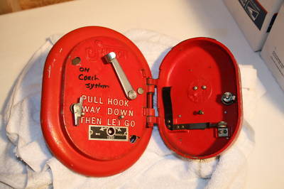 Antique samson fire alarm box apparatus 
