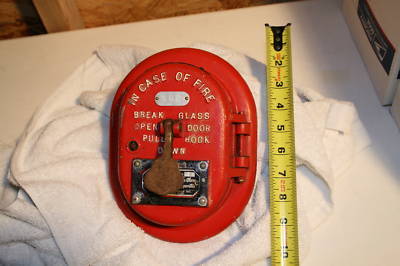 Antique samson fire alarm box apparatus 