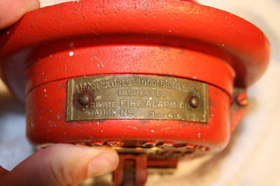 Antique samson fire alarm box apparatus 