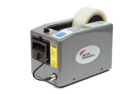 Electronic pressure sensitive tape dispenser