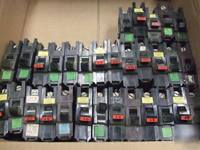 40 a single pole federal pacific circuit breaker lot 