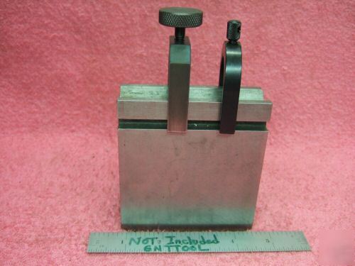 Angle plate fowler machinist hardened ground vee nice 