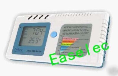 CO2-carbon dioxide tester/meter/alarmer thermometer zg