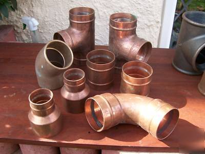 Large bore solder ring 67MM copper pipe fittings