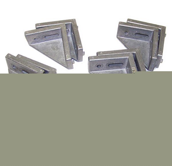 Lot 10 - bosch 3842-502 angle connector t-slot hardware