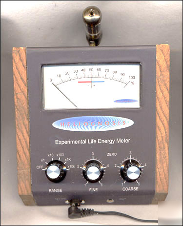 New experimental life energy meter, chi, prana, orgone, 